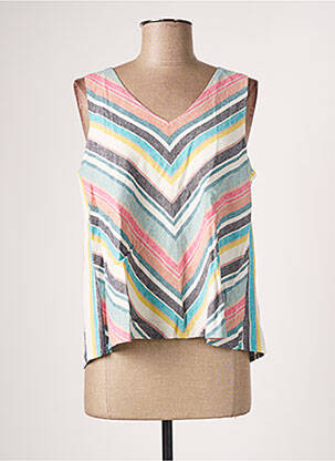 Top sans manche sans manche bleu LOLA ESPELETA femme