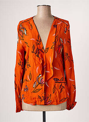 Blazer coupe cintrée orange LOLA ESPELETA femme