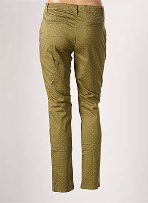 Pantalon chino taille basse taille basse vert IMPAQ1 femme