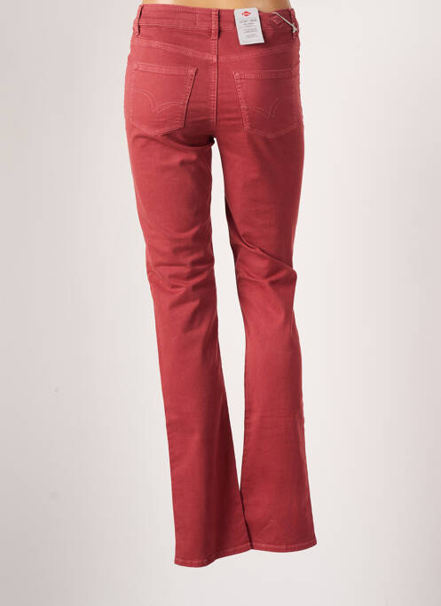 Jeans coupe slim rouge LEE COOPER pour femme