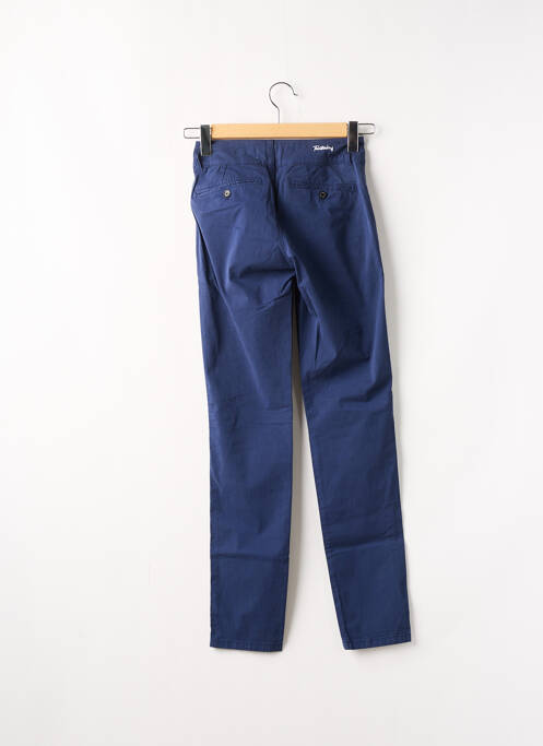 Pantalon chino bleu LES TEINTURIERS pour femme
