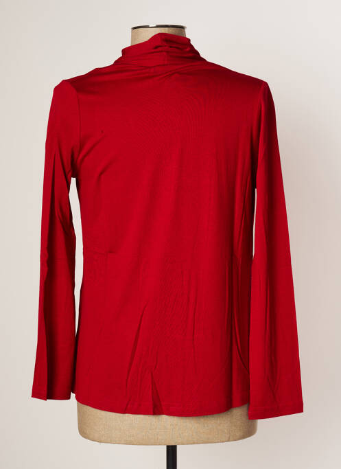 Gilet manches longues rouge LES BONHEURS DE SOPHIE pour femme