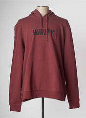 Sweat-shirt à capuche rouge HURLEY pour homme seconde vue