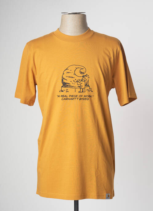 T-shirt jaune CARHARTT pour homme