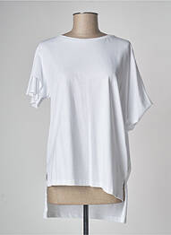Tunique manches courtes tissage jersey blanc LOTUS EATERS femme