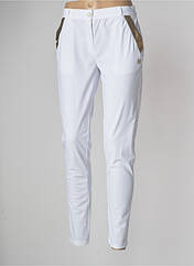 Pantalon 7/8 blanc HTB pour femme seconde vue