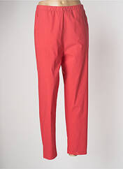 Pantalon 7/8 rouge FRANCK ANNA pour femme seconde vue