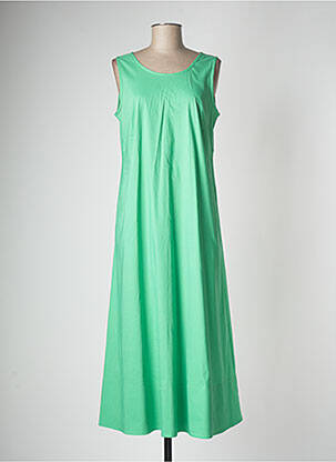 Robe longue vert VETONO pour femme
