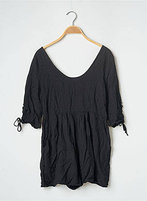 Combishort  manches 3/4 noir PIMKIE femme