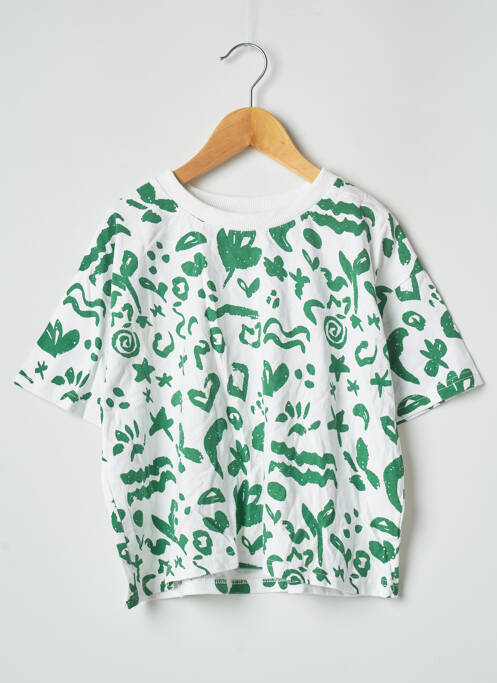 T-shirt vert GAMIN GAMINE. pour garçon
