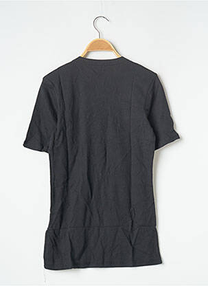 Top stretch manches courtes gris BELLA femme