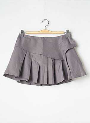 Mini-jupe gris PRETTY LITTLE THING pour femme