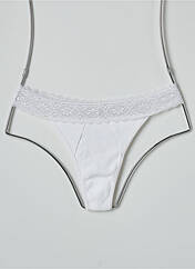 Tanga blanc PRETTY LITTLE THING pour femme seconde vue