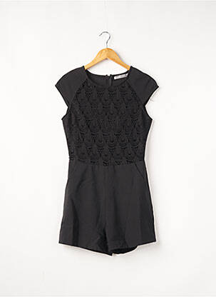 Combishort  manches courtes noir VERA & LUCY femme