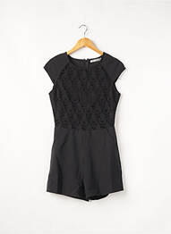 Combishort poches manches courtes noir VERA & LUCY femme