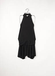 Robe mi-longue coupe fluide sans manche noir SANS MARQUE femme