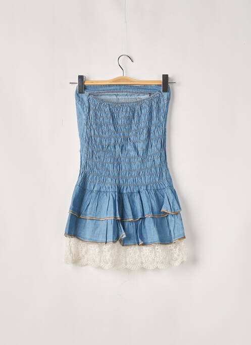 Robe courte bleu SANS MARQUE femme