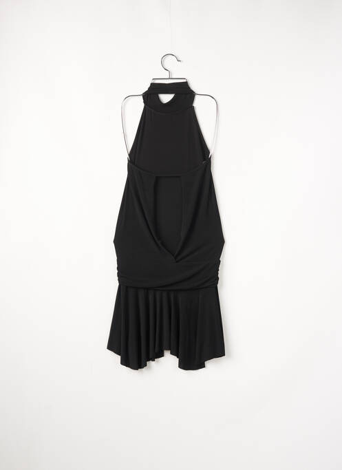 Robe mi-longue noir SANS MARQUE pour femme