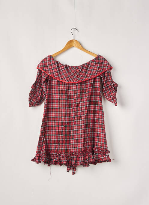 Tunique manches longues rouge PLACE DU JOUR femme