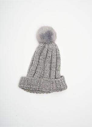 Bonnet stretch gris MOA femme