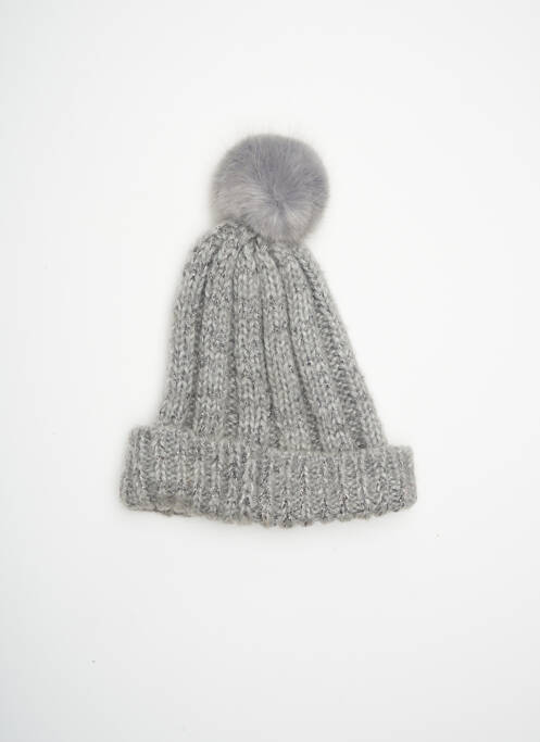 Bonnet stretch gris MOA femme