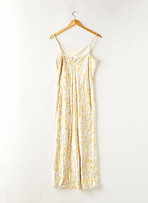 Robe longue manches bretelles ajustables fines bretelles beige RAILS femme