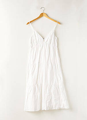 Robe longue blanc RAILS pour femme