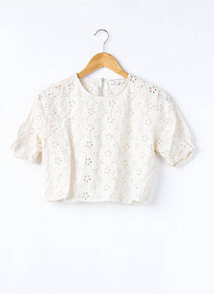 Top manches courtes manches courtes beige OLIVE femme