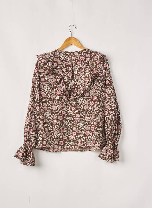 Blouse marron LOAVIES pour femme