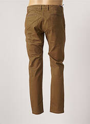 Pantalon droit marron RECYCLED ART WORLD pour homme seconde vue