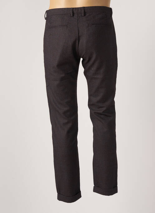 Pantalon droit marron RECYCLED ART WORLD pour homme