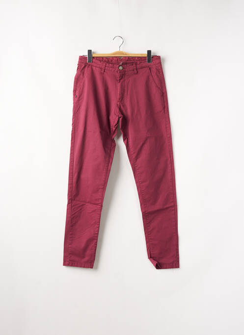 Pantalon slim rouge RECYCLED ART WORLD pour homme