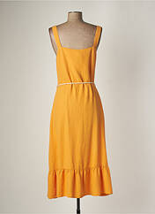 Robe mi-longue orange KANOPE pour femme seconde vue