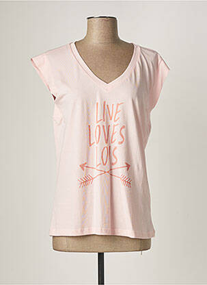 T-shirt rose LOIS pour femme