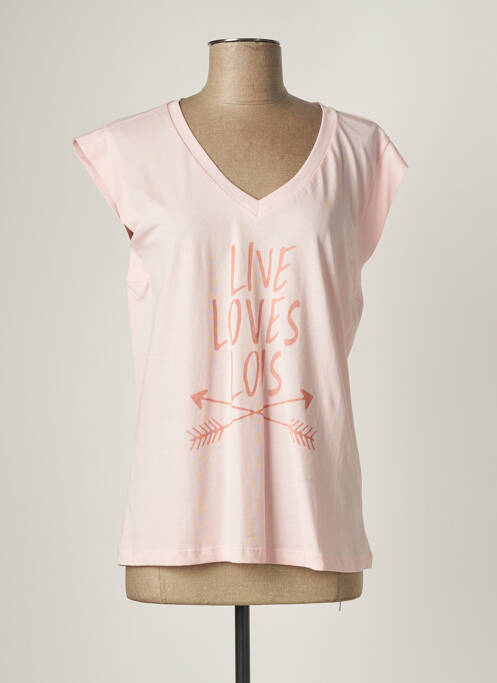 T-shirt rose LOIS pour femme