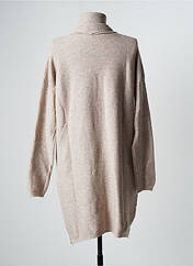 Robe pull beige AMO & ROMA pour femme seconde vue