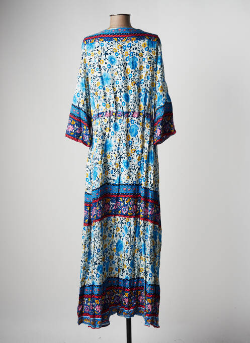 Robe longue bleu OPL pour femme