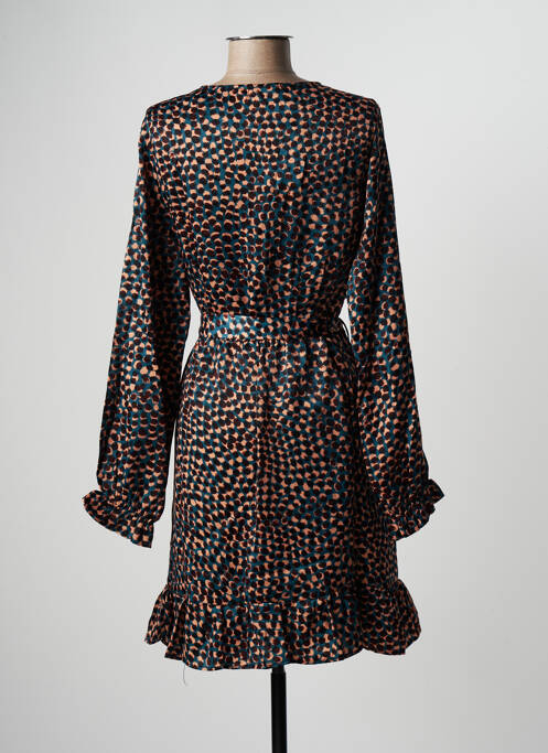 Robe mi-longue vert MOD.STYLE pour femme