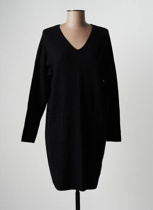 Robe pull noir E.DIVA pour femme