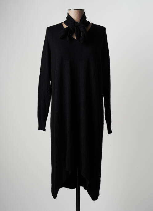 Robe pull noir M&D pour femme