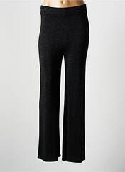 Pantalon large noir LOVE LOOK pour femme seconde vue