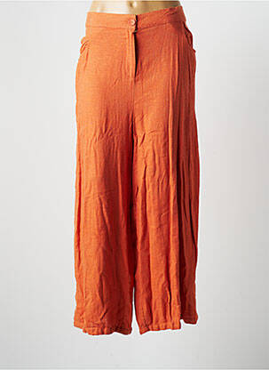 Pantalon large orange BELLA BLUE pour femme