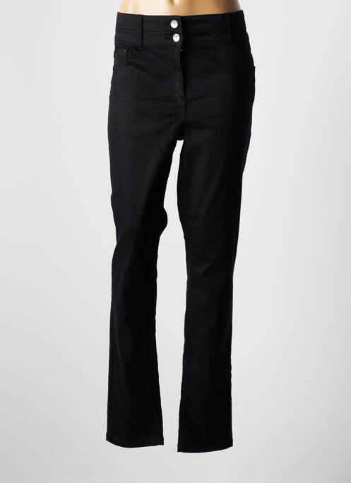 Pantalon slim noir GRAIN DE MALICE pour femme