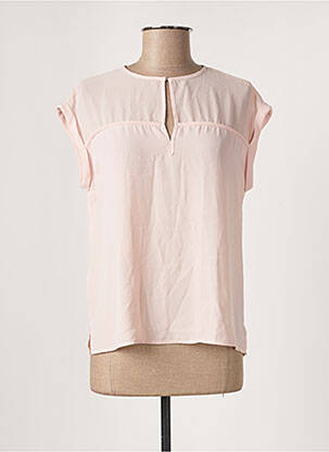 Top manches courtes manches courtes rose ANDAMIO femme