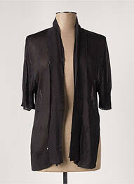 Gilet manches courtes stretch noir MARIELLA ROSATI femme