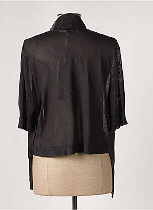 Gilet manches courtes stretch noir MARIELLA ROSATI femme