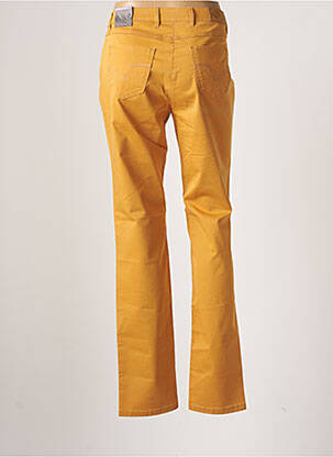 Pantalon droit stretch taille normale orange TONI femme