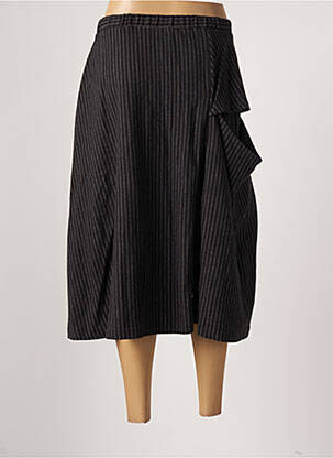 Jupe longue coupe droite noir KOKOMARINA femme