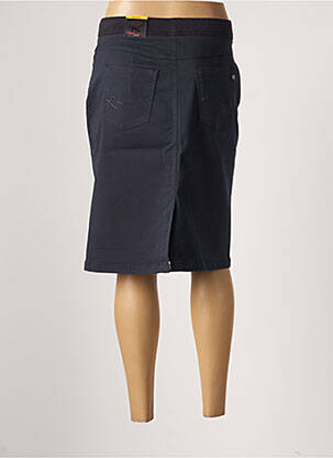 Jupe courte poches bleu TONI femme