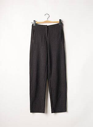 Pantalon chino taille normale taille normale noir KOKOMARINA femme